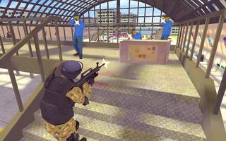 Commando Mission Train Shoot screenshot 1