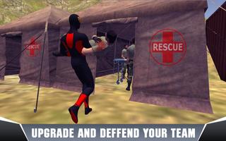 Spider Army Hero War Rescue captura de pantalla 2