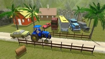 Towing Tractor 3D Affiche