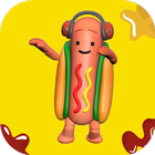 Dancing Hotdog أيقونة