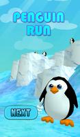 Pinguin laufen 3D HD Plakat