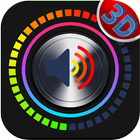 3D الداعم الصوت أيقونة