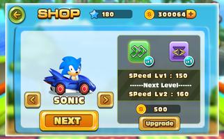 Hedgehog racing car screenshot 1
