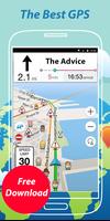 Free GPS Navigation - Advice Affiche