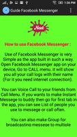 Guide : Facebook Messenger screenshot 3