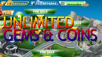 Gems Coins Cooking Fever Plakat