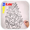 Bagaimana Draw Karakter DBZ APK