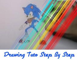 Bagaimana Draw Sonic Karakter screenshot 2