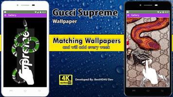 Gucci Supreme Wallpaper 스크린샷 2