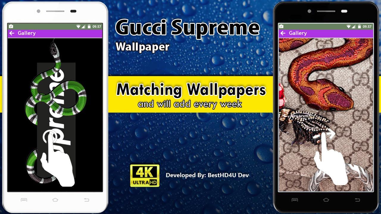 Android 用の Gucci Supreme Wallpaper Apk をダウンロード