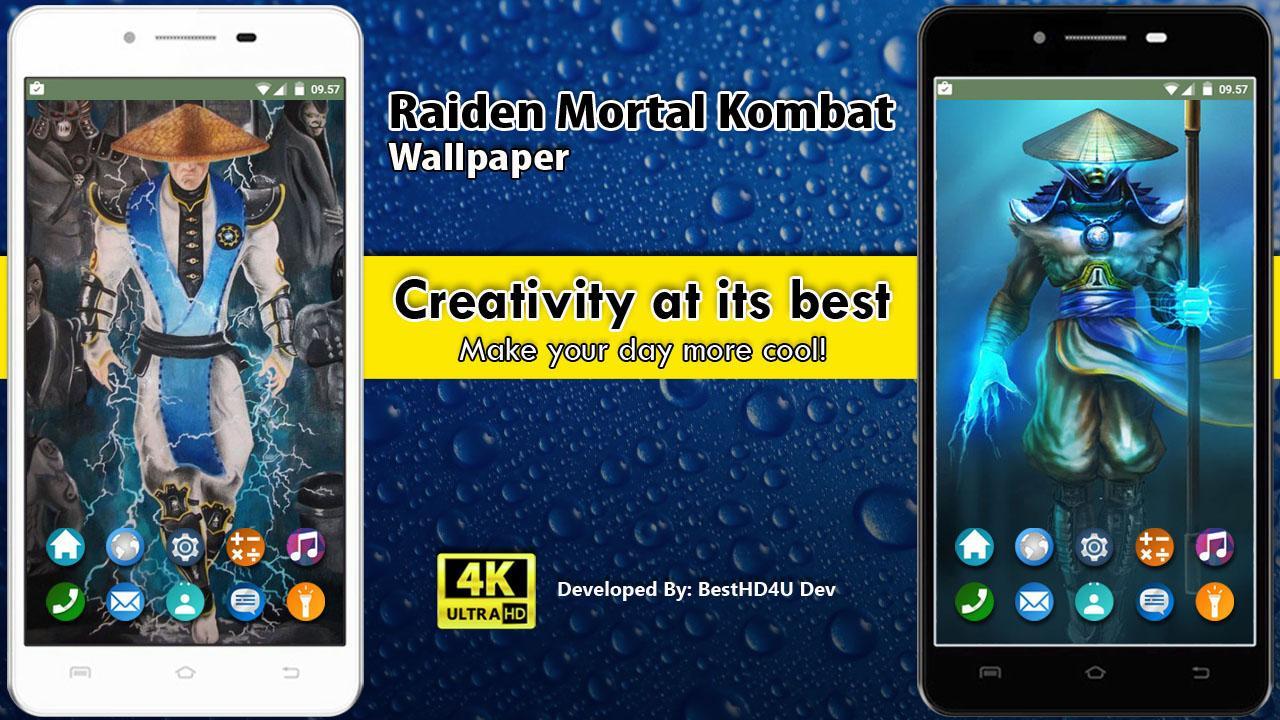 Raiden Mortal Kombat Wallpaper For Android Apk Download - mk raiden roblox