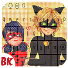 keyboard for ladybug and cat noir icône