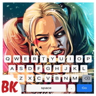 harley quinn theme keyboard-icoon