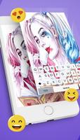 harley quinn theme keyboard screenshot 3