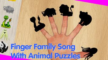 Animal Finger Family Puzzles Affiche