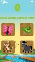 Animals Sounds Puzzle For Kids Affiche