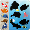 puzzle de poissons et animaux marins