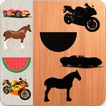 Puzzles Cars Animals Fruits Vehicles