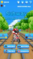 Subway Moto Bike Runner Affiche