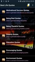 Poster Best Life Quotes