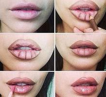 Beste Lippenstift schöne Haut Plakat