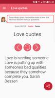 Love Quotes - Words and Poems  Plakat
