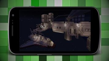 Space Flight Ship Map for MCPE poster