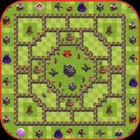 Best Maps for Clash of Clans Affiche