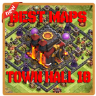 Best Maps COC Town Hall 10 biểu tượng