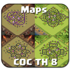 Best Maps COC TH 8 图标