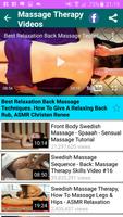 Massage Videos App تصوير الشاشة 1
