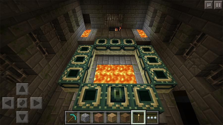 Minecraft Pocket Edition - How To Make An END PORTAL (Minecraft PE) 