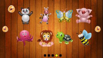 Kids Games: Fun Animal Puzzles capture d'écran 3
