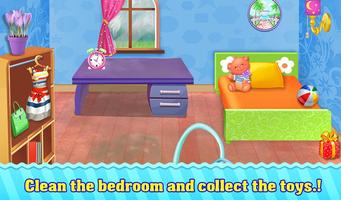 уборка дома - чистая комната - игры для девочек скриншот 3
