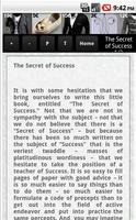 The secret of success-poster