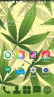 Weed Ganja GO Launcher Theme imagem de tela 2