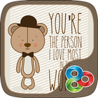 Cartoon Bear GO Launcher Theme icône