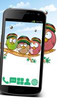 Rasta Birds GO Launcher Theme Affiche
