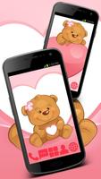 Sweet Bear GO Launcher Theme постер