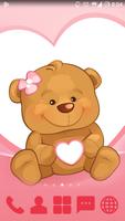 Sweet Bear GO Launcher Theme اسکرین شاٹ 1