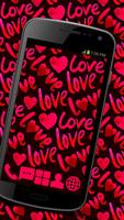 Hearts Love GO Launcher Theme plakat