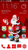 Santa Claus GO Launcher Theme capture d'écran 1