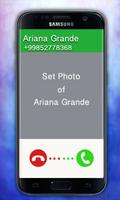 پوستر Ariana grande is calling you