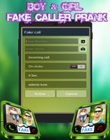 Boy & Girl Fake Caller Prank plakat