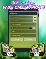 Boy & Girl Fake Caller Prank Affiche