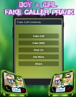 Boy & Girl Fake Caller Prank capture d'écran 1