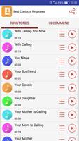 Best Contacts Ringtones capture d'écran 2