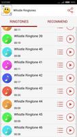 برنامه‌نما Whistle Ringtones عکس از صفحه