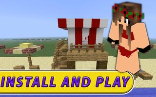 Hot Girl Skin for Minecraft PE Affiche