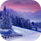 Winter scenery live wallpaper أيقونة